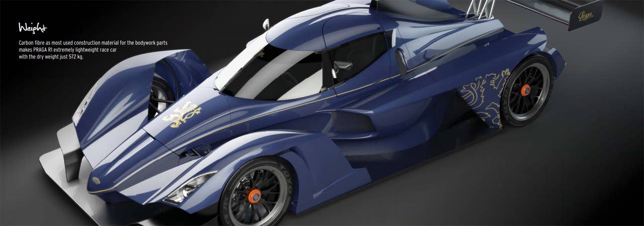 Praga R1 front 3/4