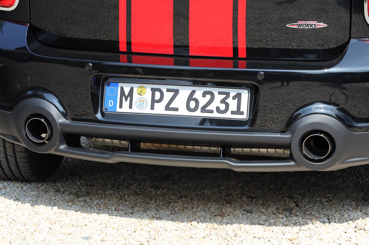 2013 Mini Countryman John Cooper Works All4 rear bumper