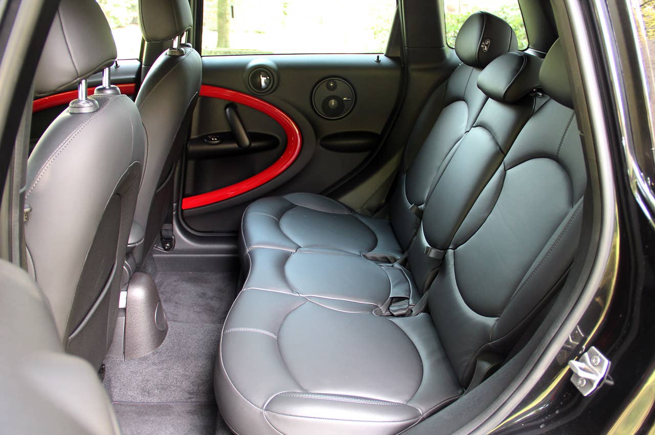 2013 Mini Countryman John Cooper Works All4 rear seats