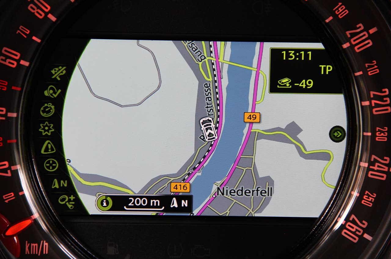 2013 Mini Countryman John Cooper Works All4 navigation system