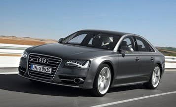 Price in U.S. dollars: $112,500 On the black market: $220,000  Authorities said the cars were shipped either from Newark, N.J., or Long Beach, Calif., but that their registrations from other states, such as New Hampshire, made them appear used.  "This is a first-of-its-kind prosecution, and I hope it will not be the last," U.S. Attorney John Kacavas tells the Automotive News. "These rings are far-reaching."   Research the Audi S8 Audi S8 Photos & Information Audi S8 Specs Audi S8 Local Dealer Price Quote
