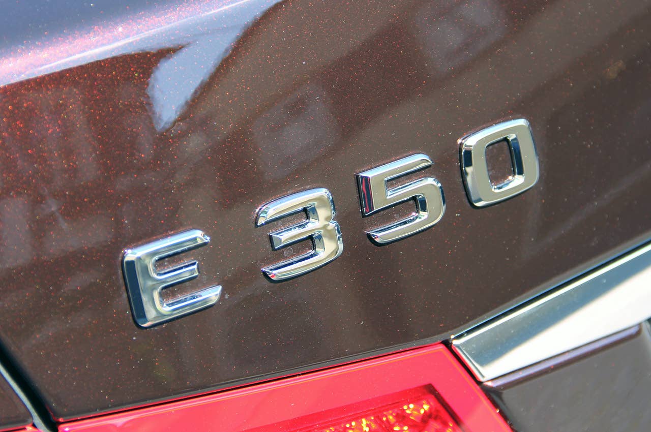 2012 Mercedes-Benz E350 badge