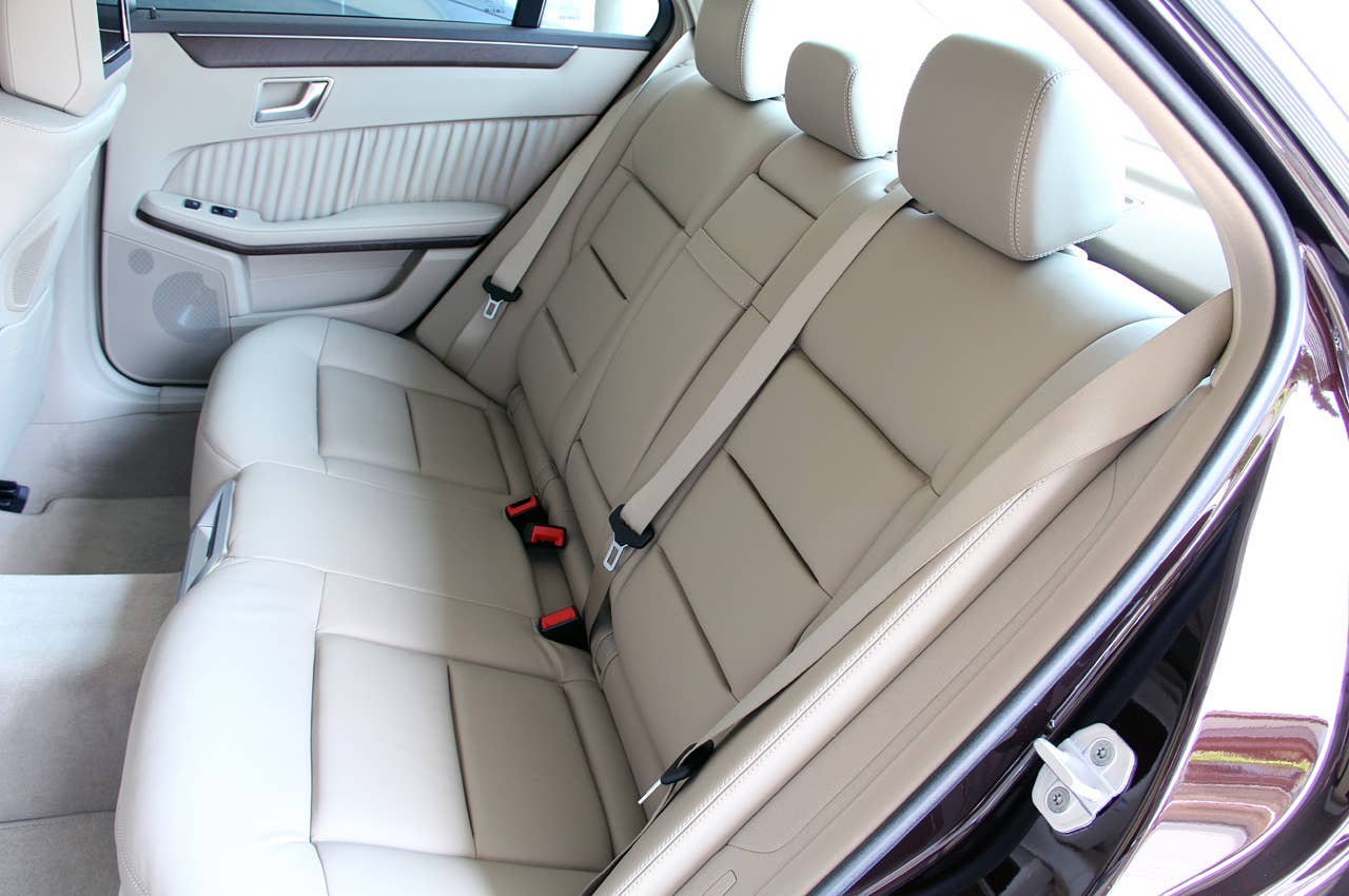 2012 Mercedes-Benz E350 rear seats