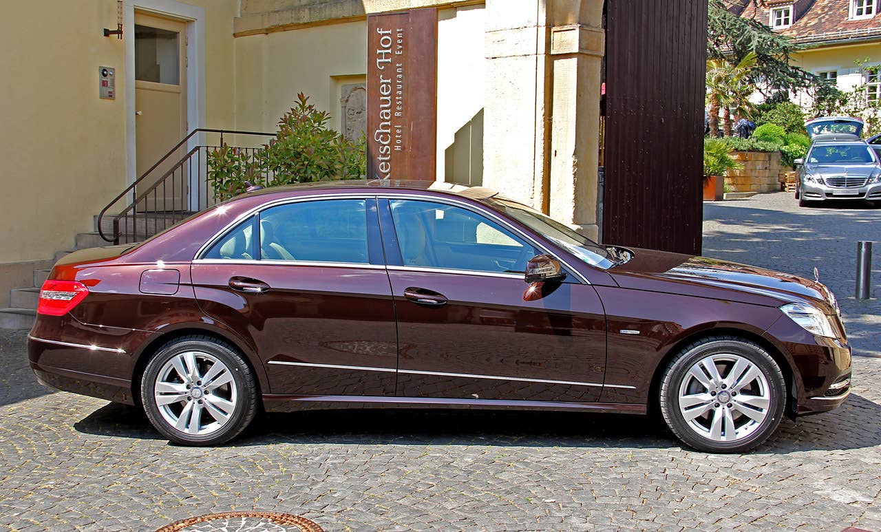 2012 Mercedes-Benz E350 side view