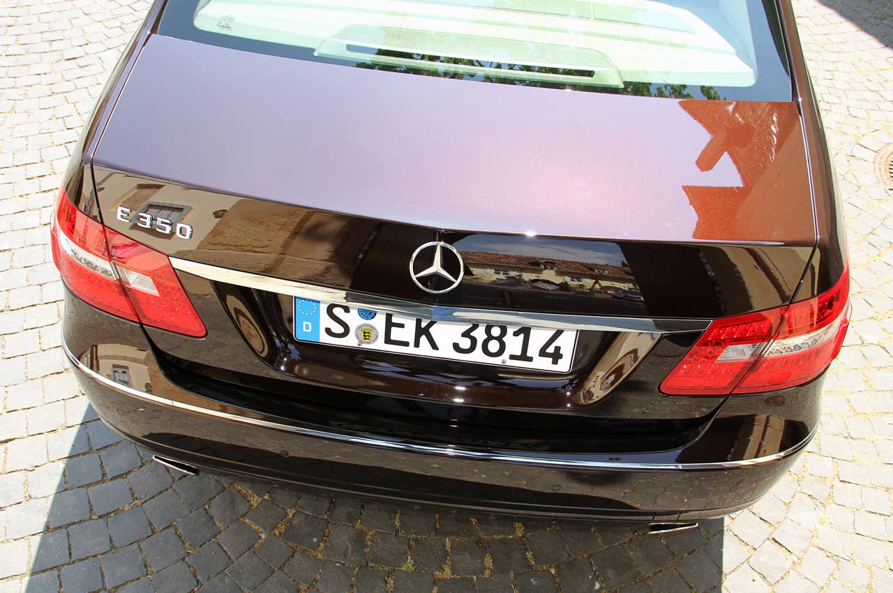 2012 Mercedes-Benz E350 rear detail