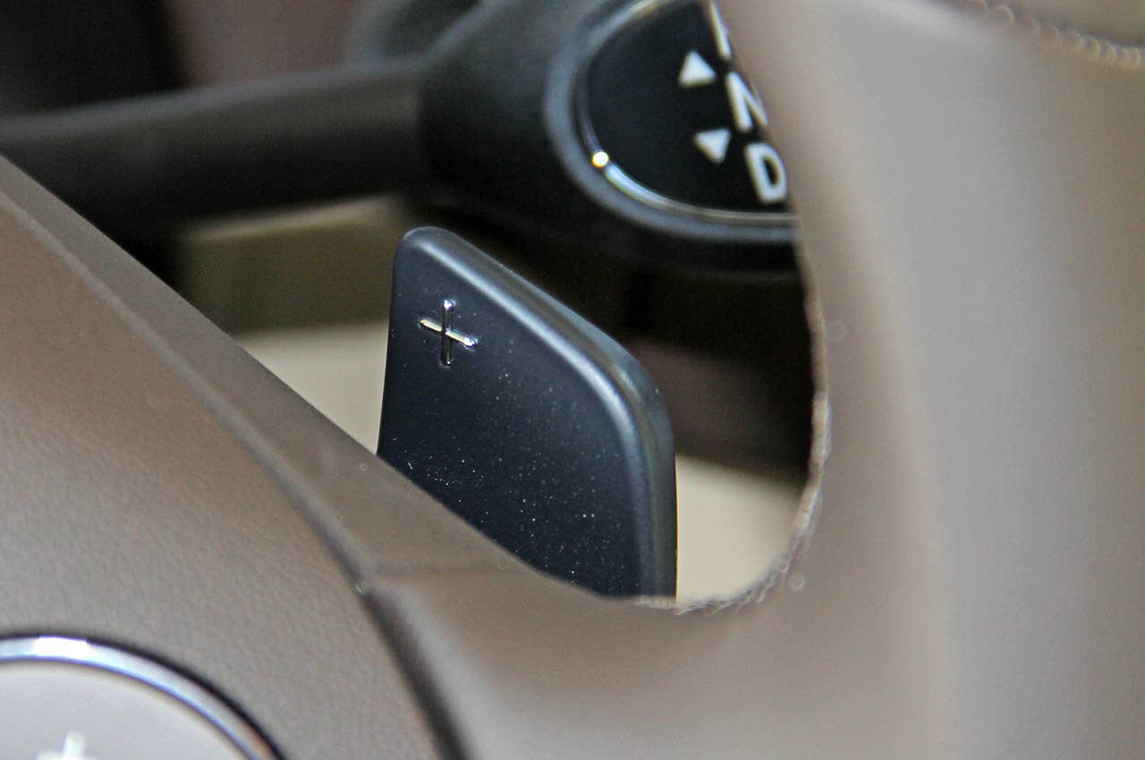 2012 Mercedes-Benz E350 paddle shifter