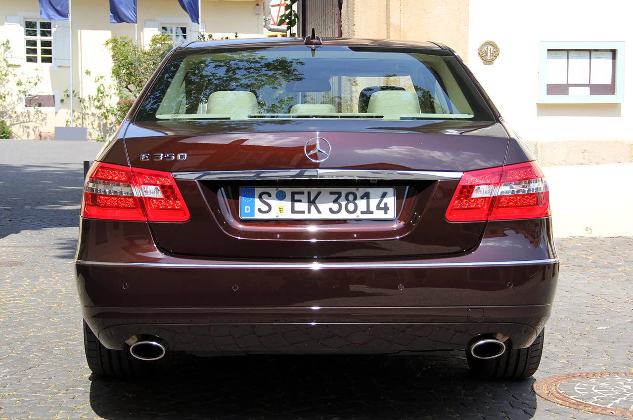 2012 Mercedes-Benz E350 rear view