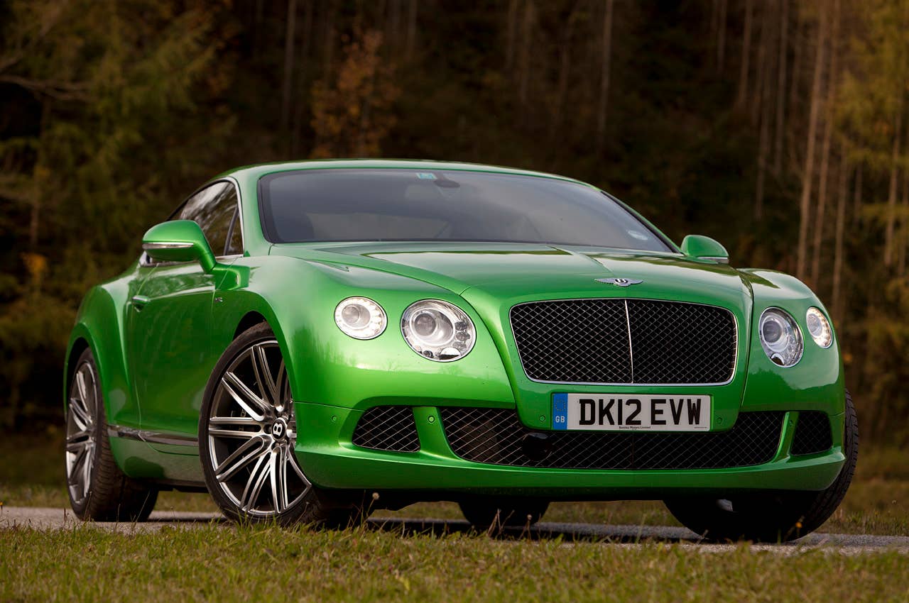 2013 Bentley Continental GT Speed front 3/4 view