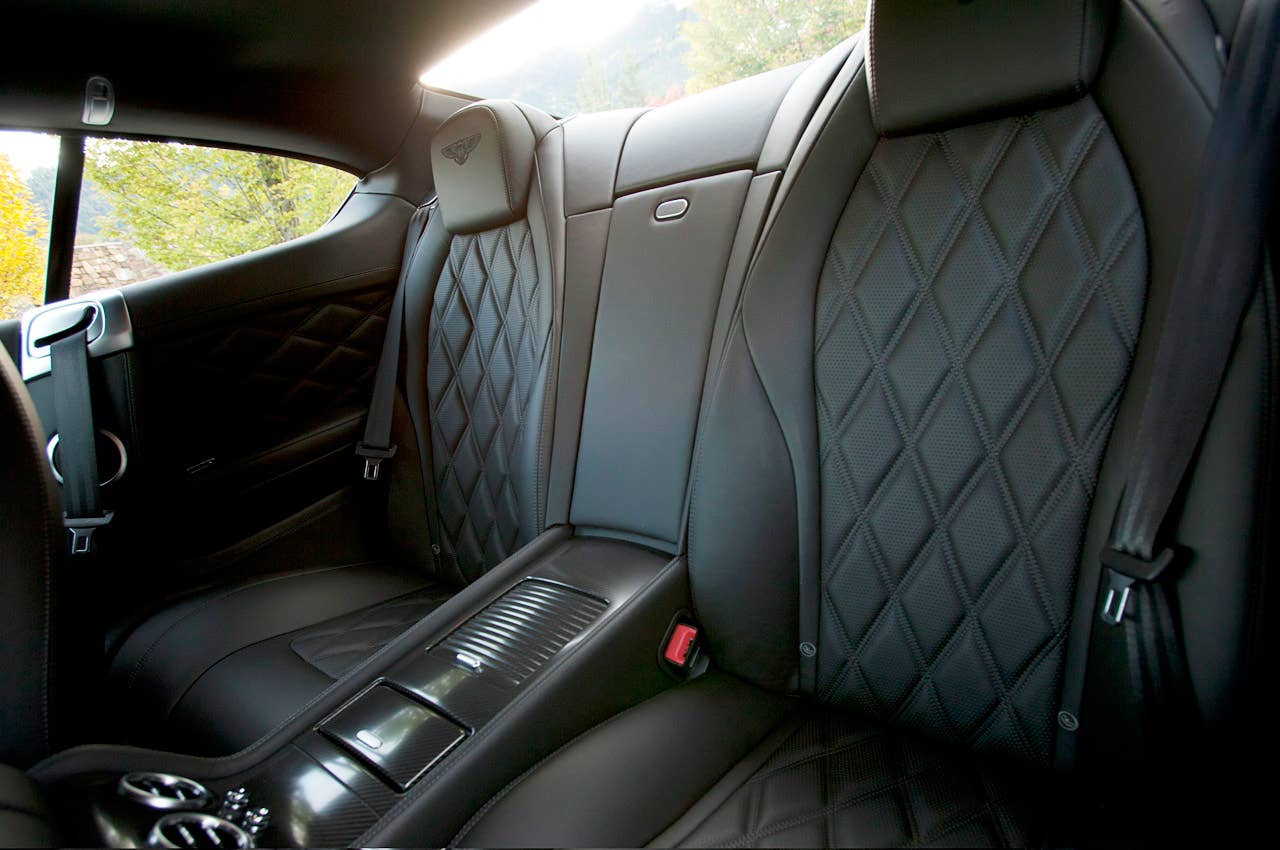 2013 Bentley Continental GT Speed rear seats