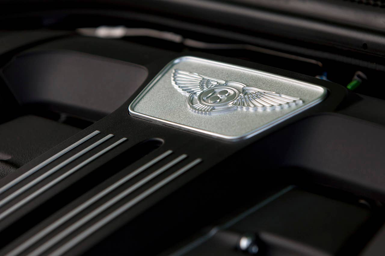 2013 Bentley Continental GT Speed engine detail