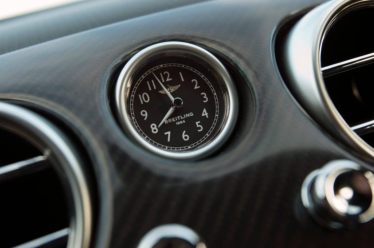 2013 Bentley Continental GT Speed dash clock