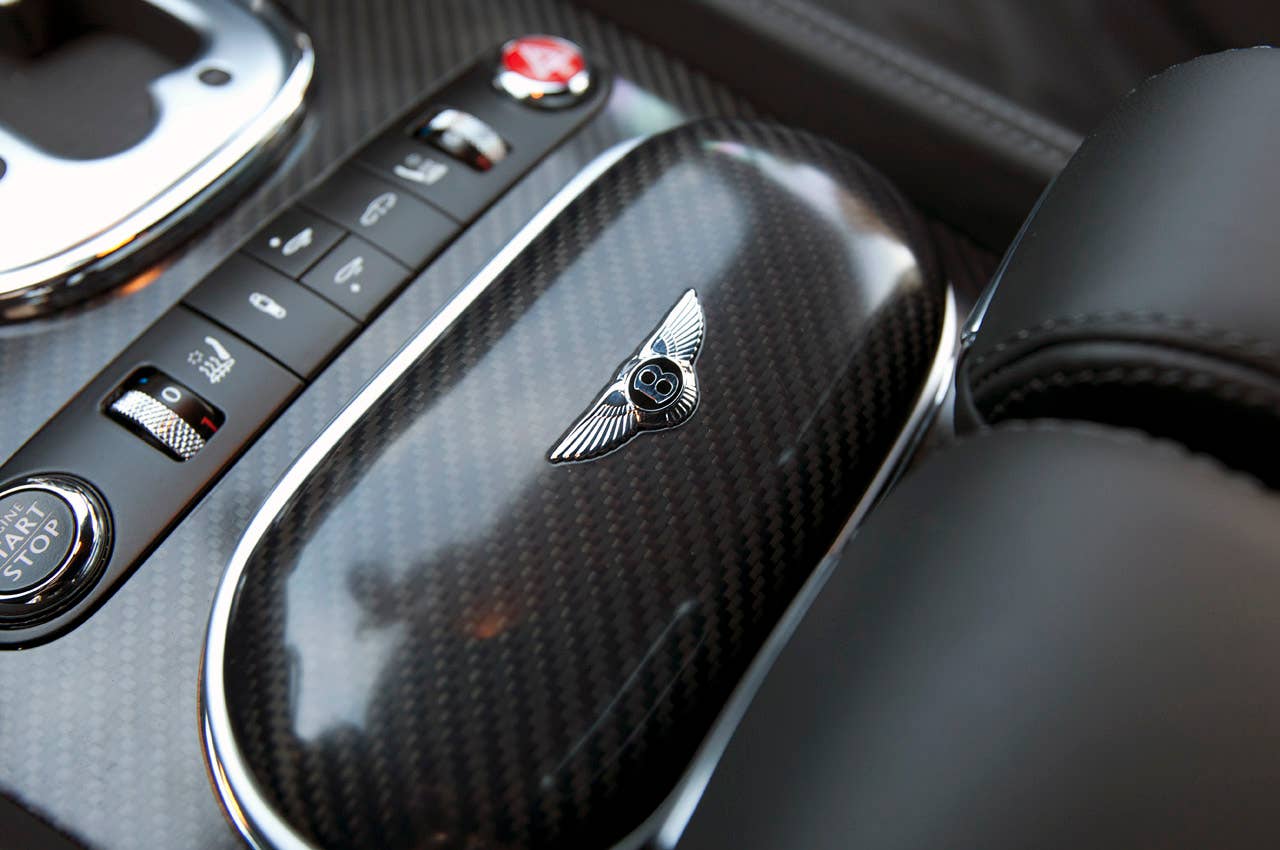 2013 Bentley Continental GT Speed sunglasses case