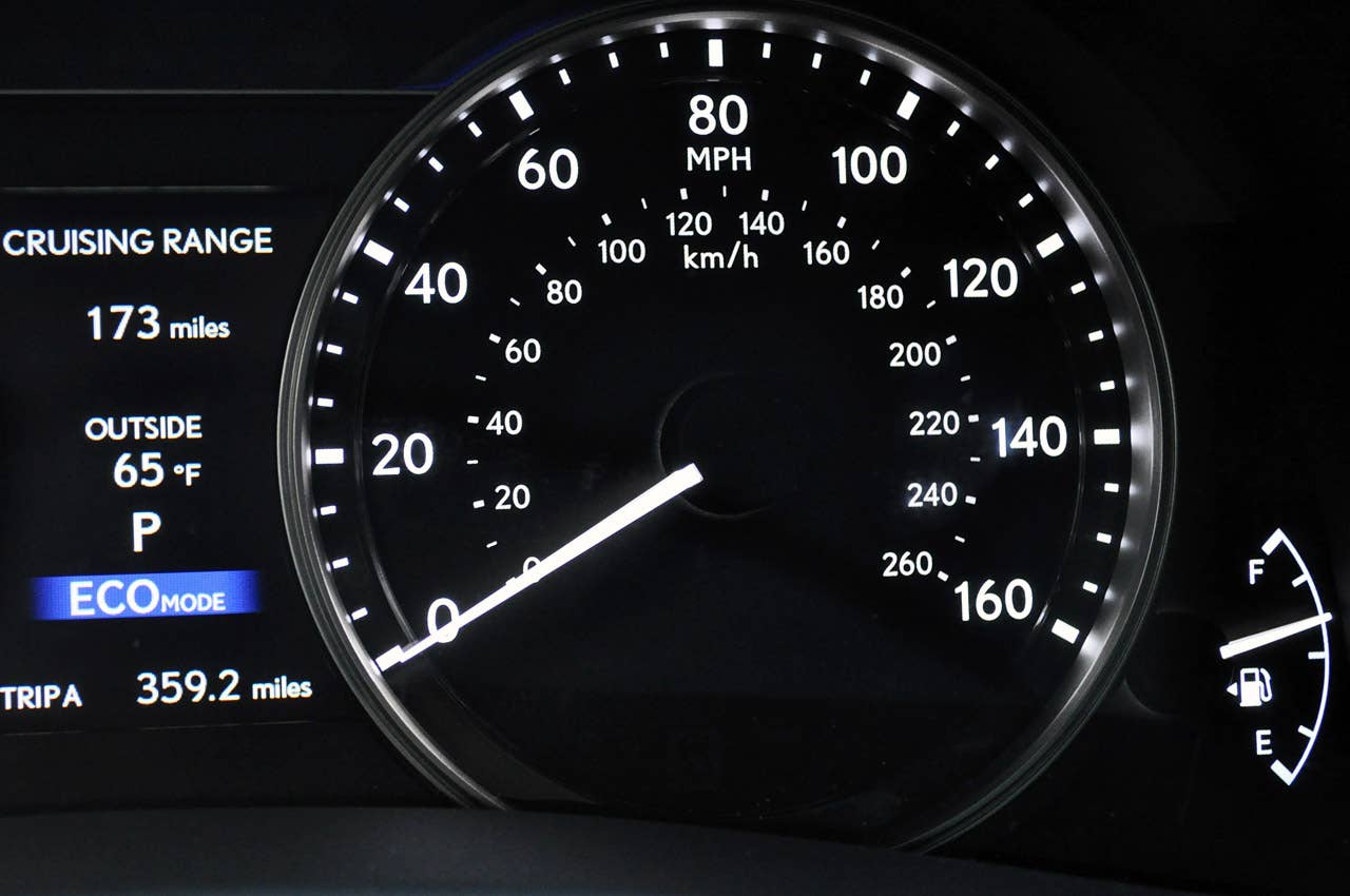2013 Lexus GS 350 speedometer