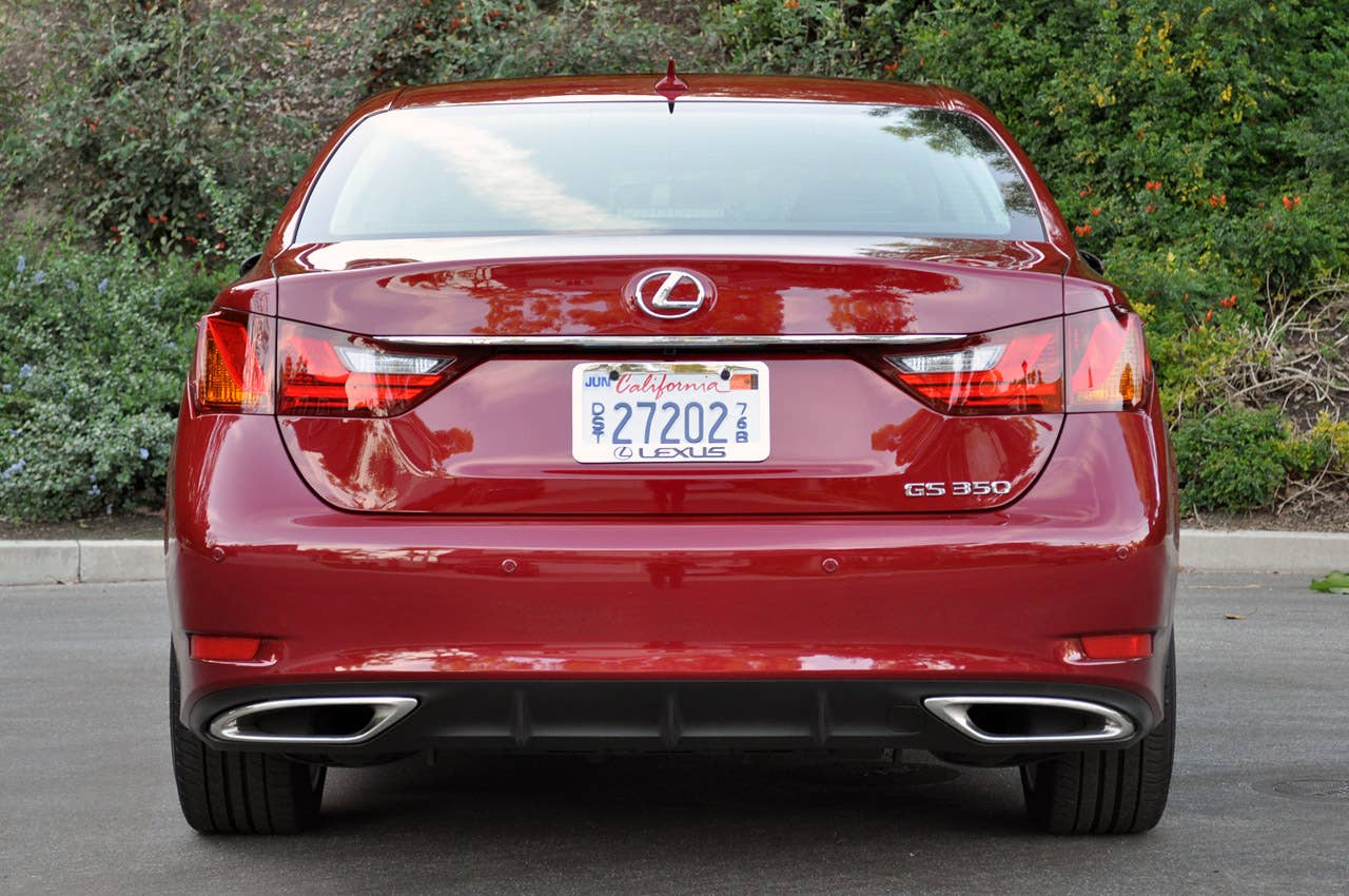 2013 Lexus GS 350 rear view