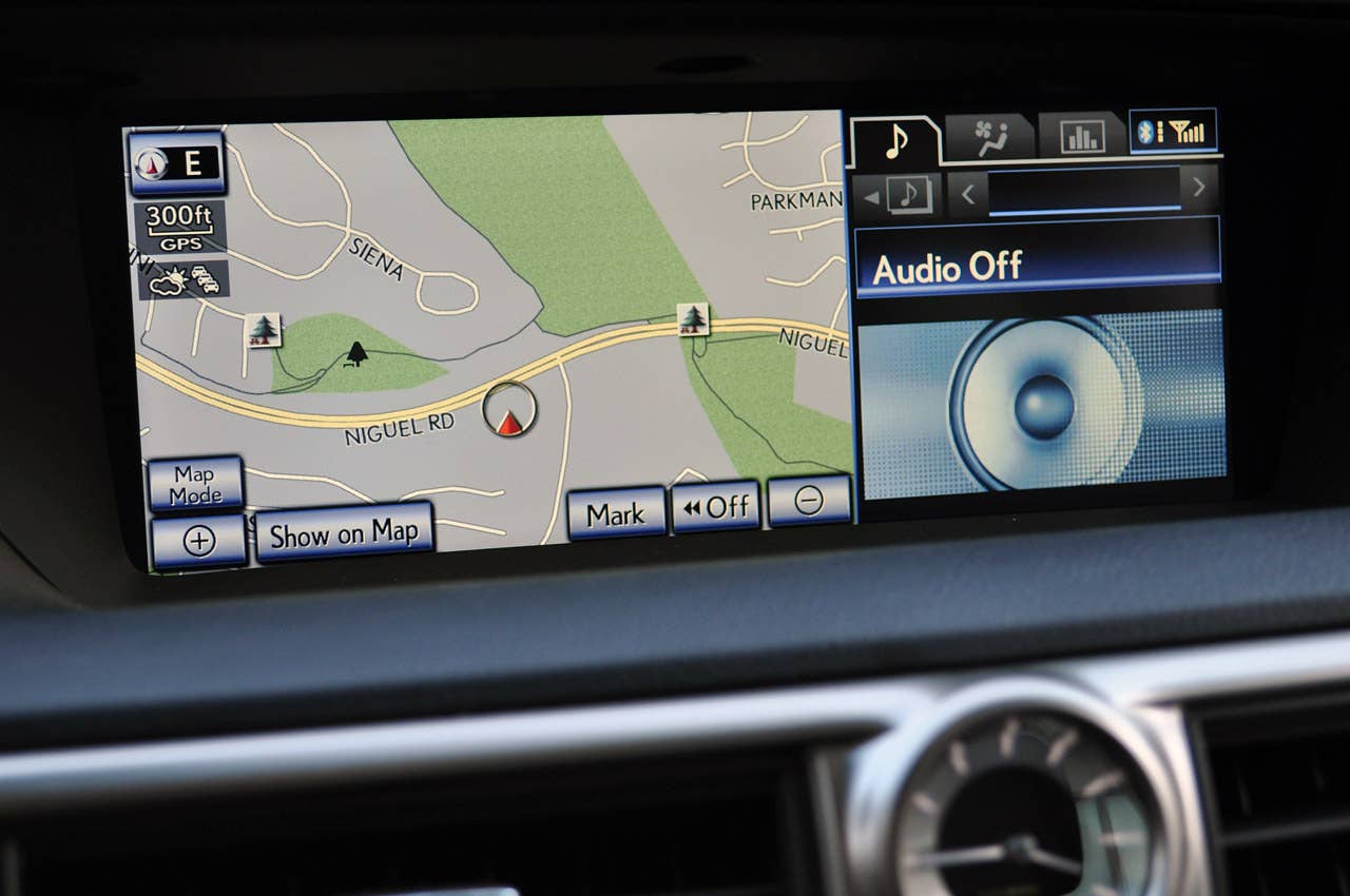2013 Lexus GS 350 navigation system