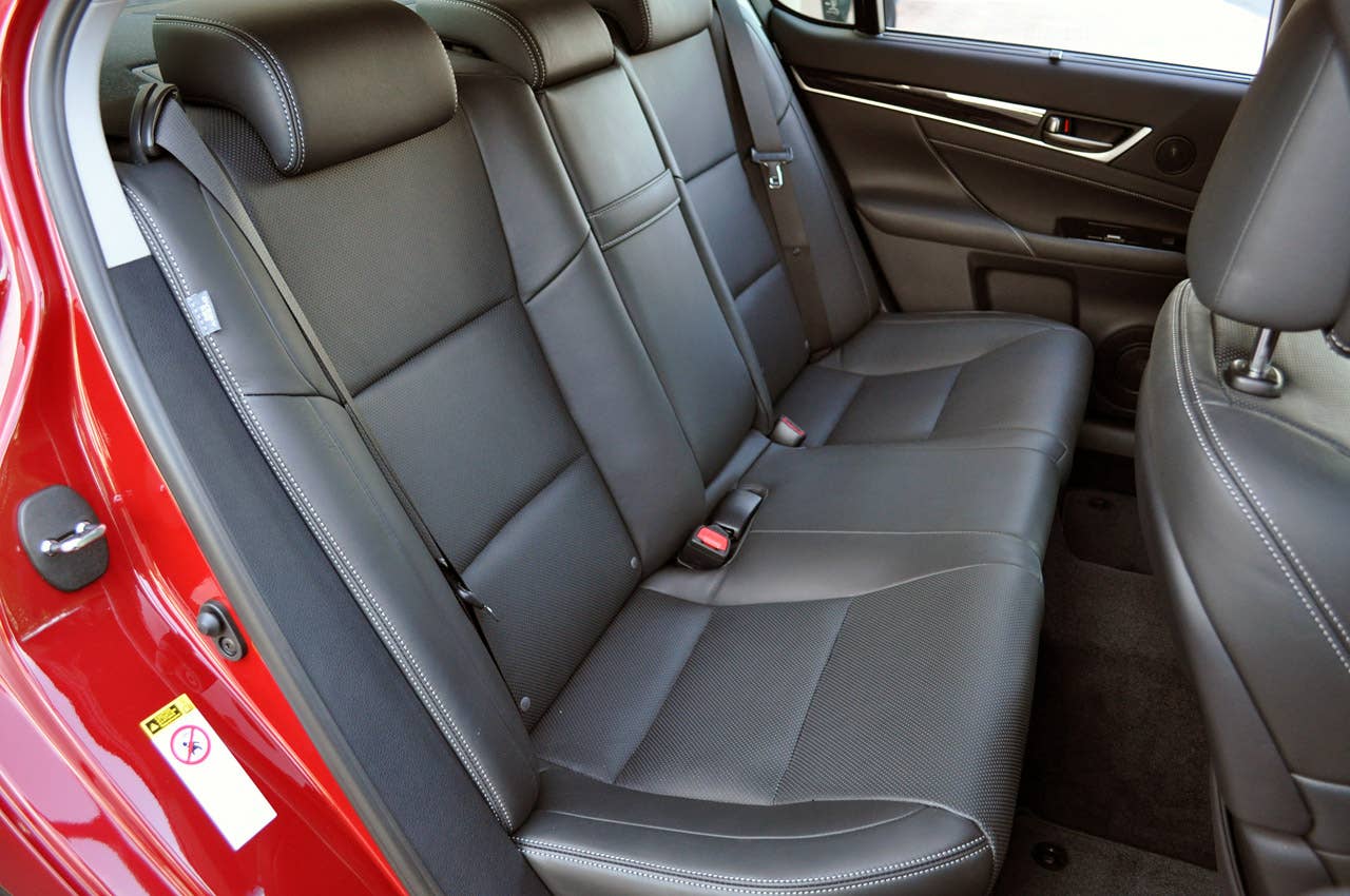 2013 Lexus GS 350 rear seats