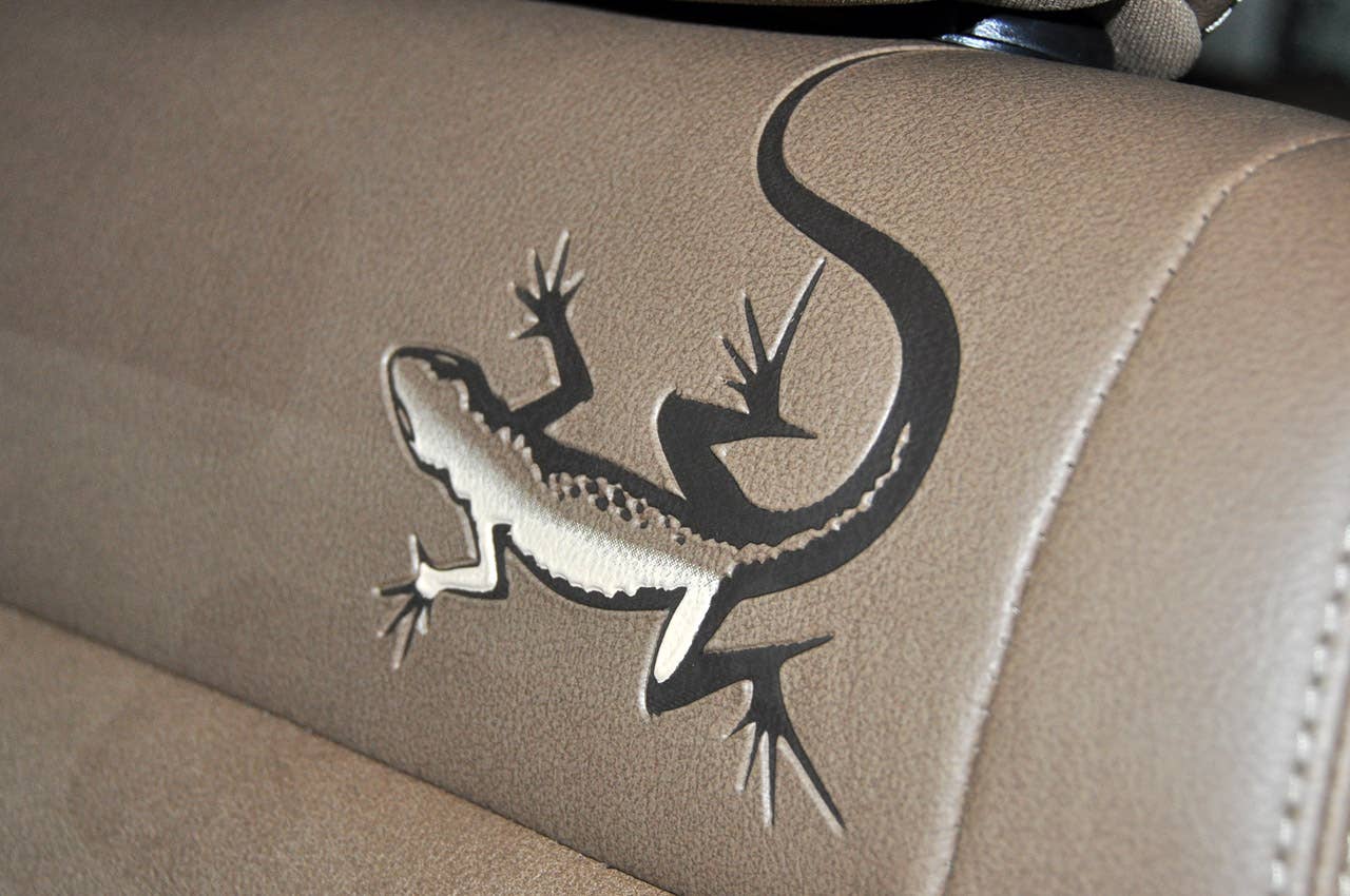 2011 Jeep Wrangler Mojave seats at the 2011 New York Auto Show