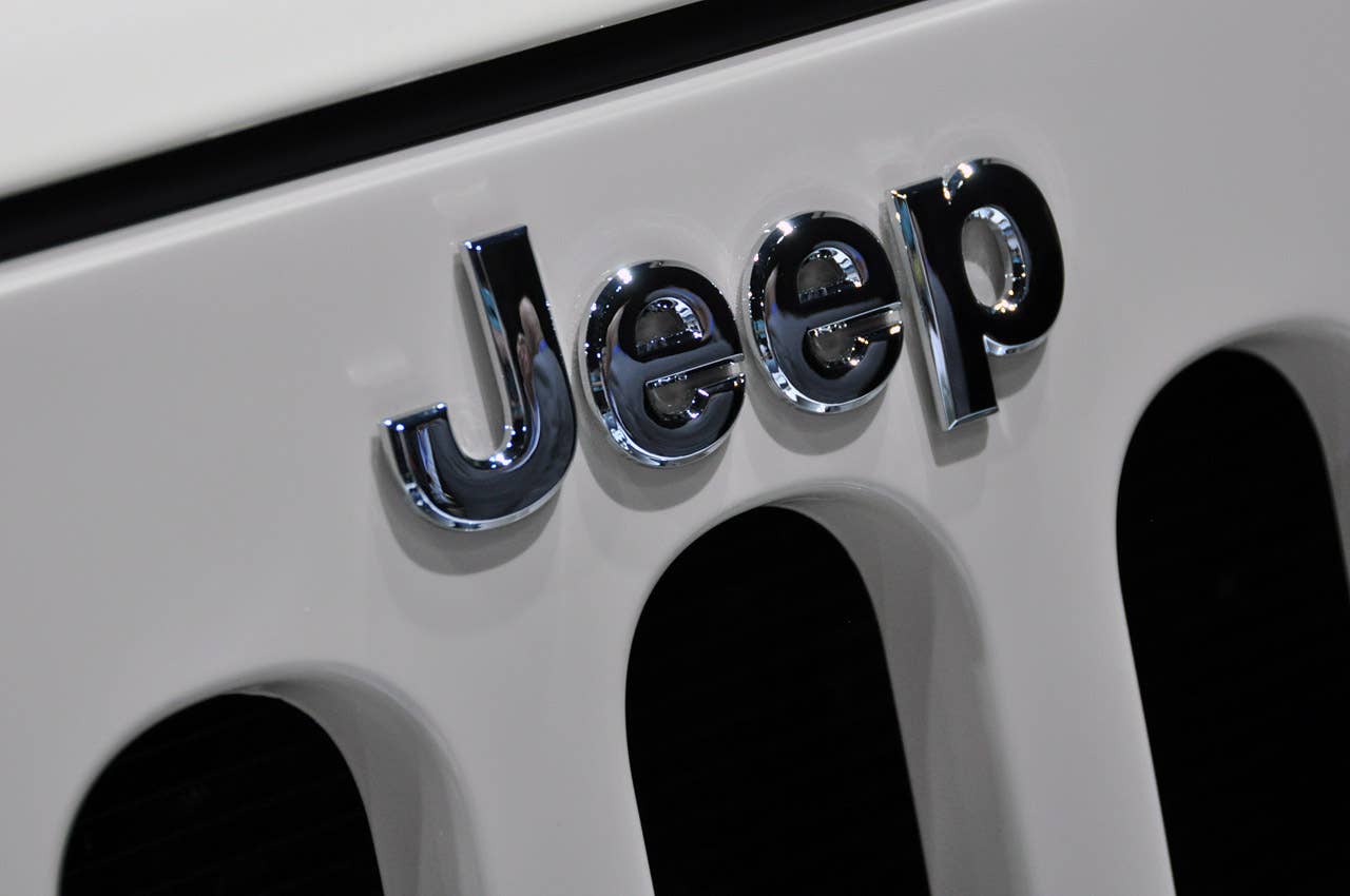 2011 Jeep Wrangler Mojave grille at the 2011 New York Auto Show