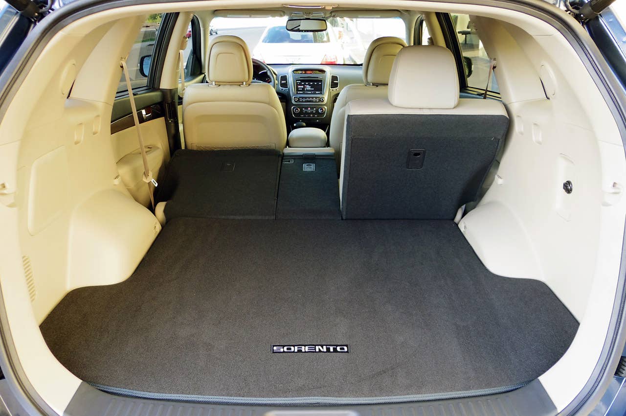 2014 Kia Sorento rear cargo area