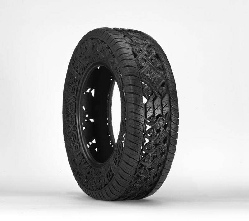 Wim Delvoye Tire Carvings