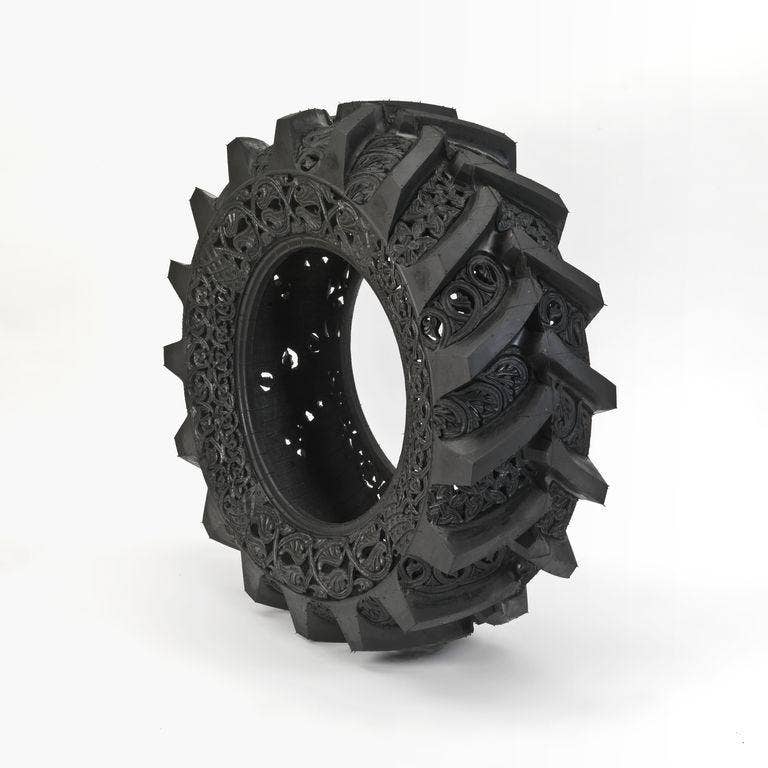 Wim Delvoye Tire Carvings