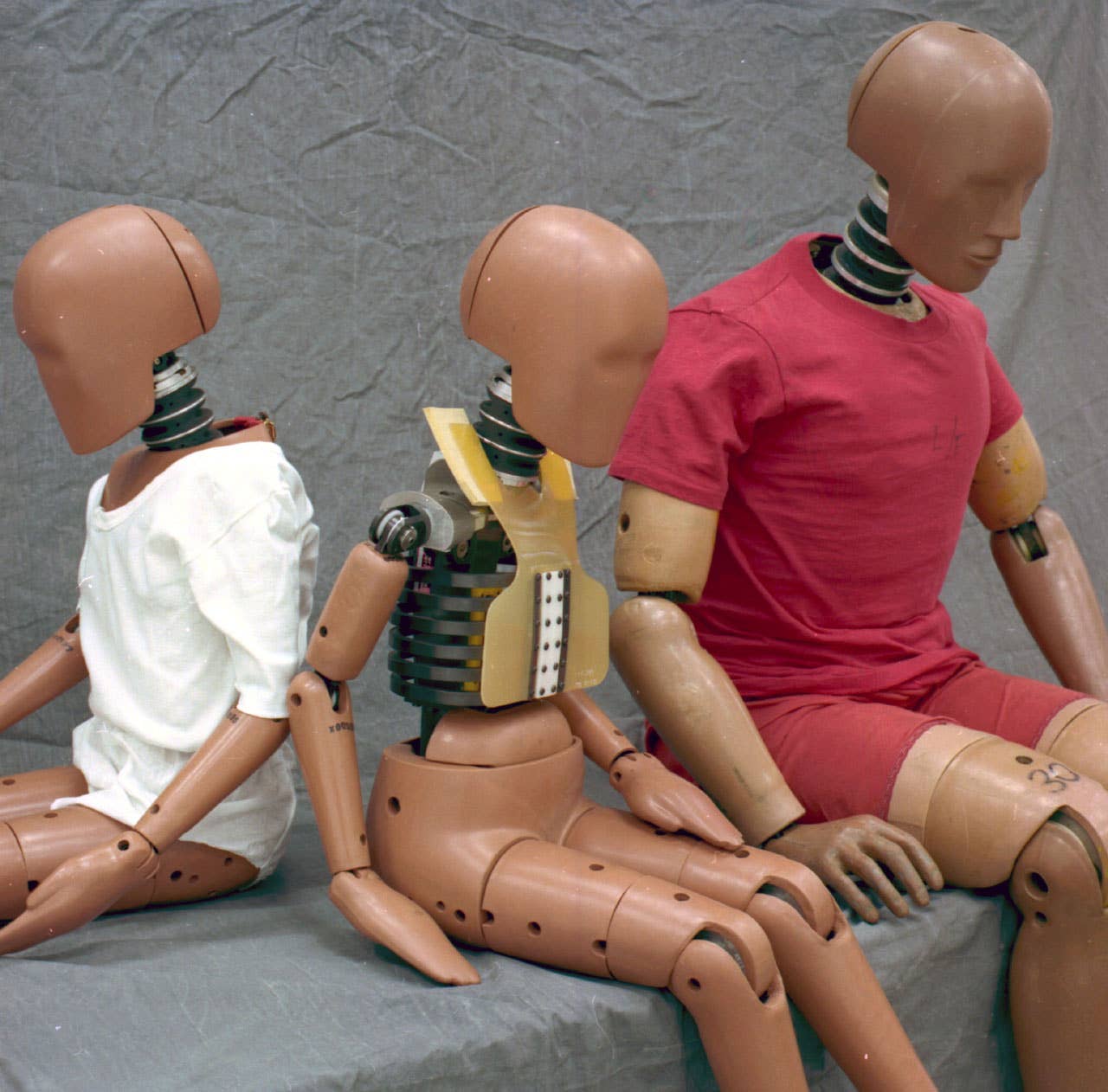 A"family" of crash test dummies at Ford. (03/31/2011)