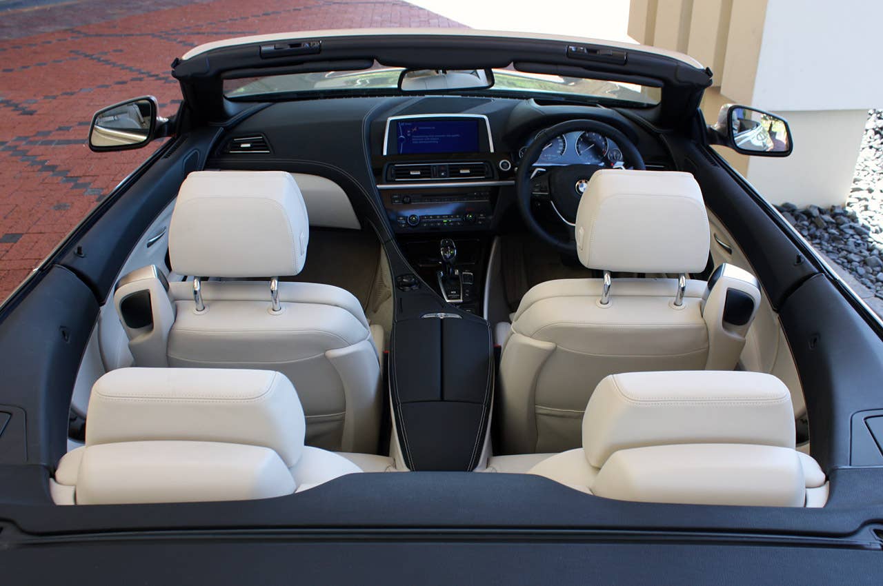 2012 BMW 6-Series Convertible interior