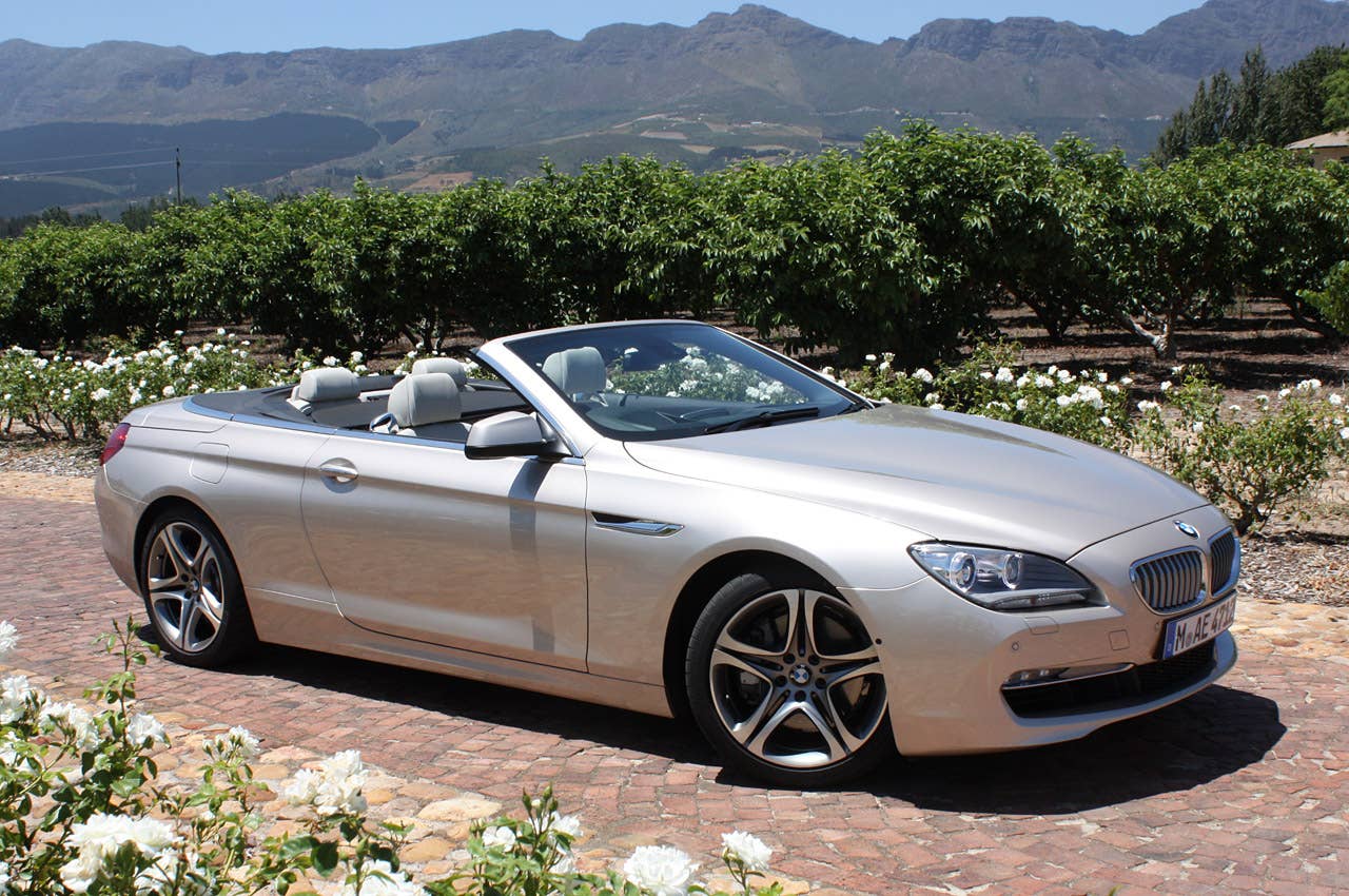 2012 BMW 6-Series Convertible front 3/4 view