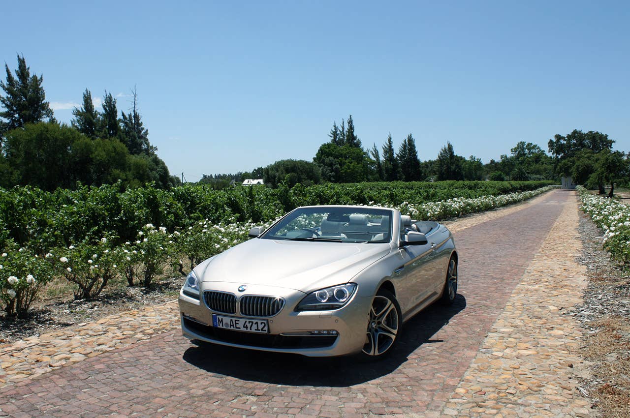 2012 BMW 6-Series Convertible front 3/4 view
