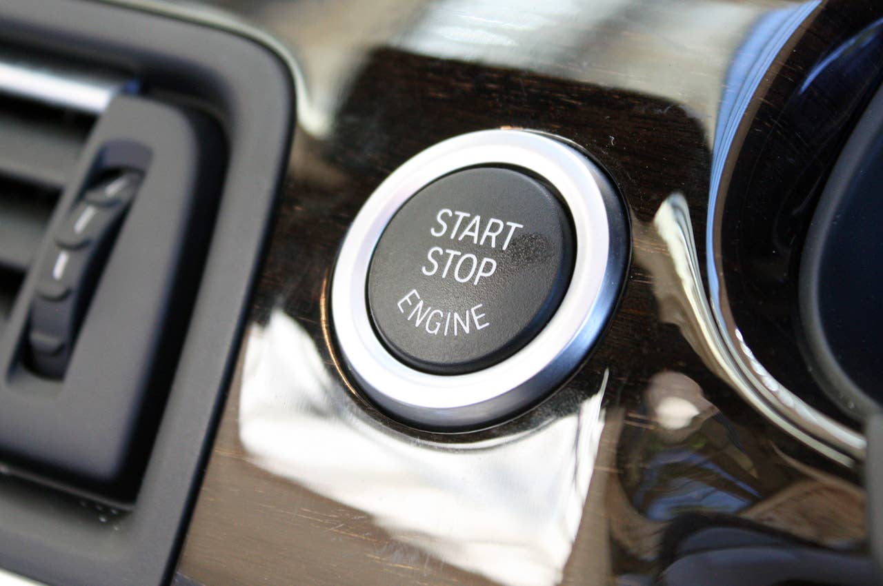 2012 BMW 6-Series Convertible start button