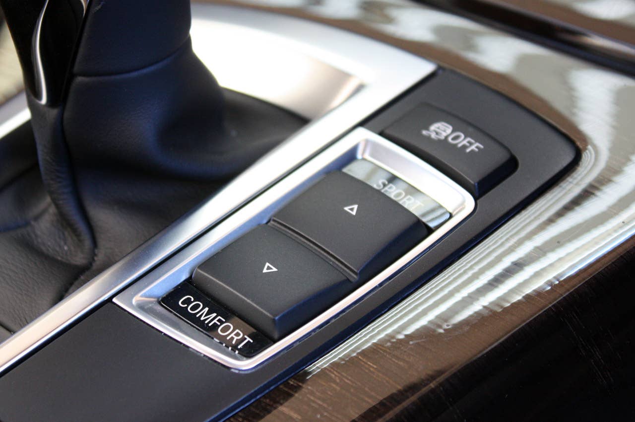 2012 BMW 6-Series Convertible suspension settings