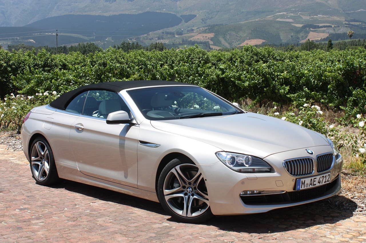 2012 BMW 6-Series Convertible front 3/4 view