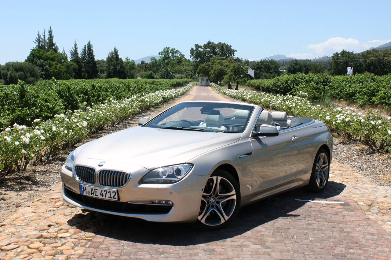 2012 BMW 6-Series Convertible front 3/4 view