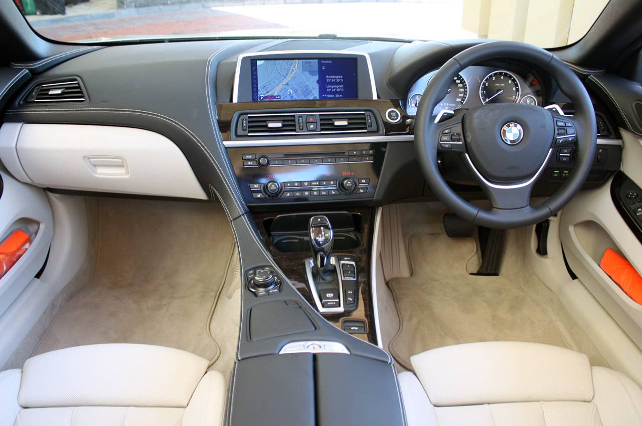 2012 BMW 6-Series Convertible interior