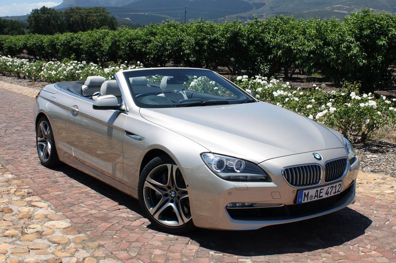 2012 BMW 6-Series Convertible front 3/4 view