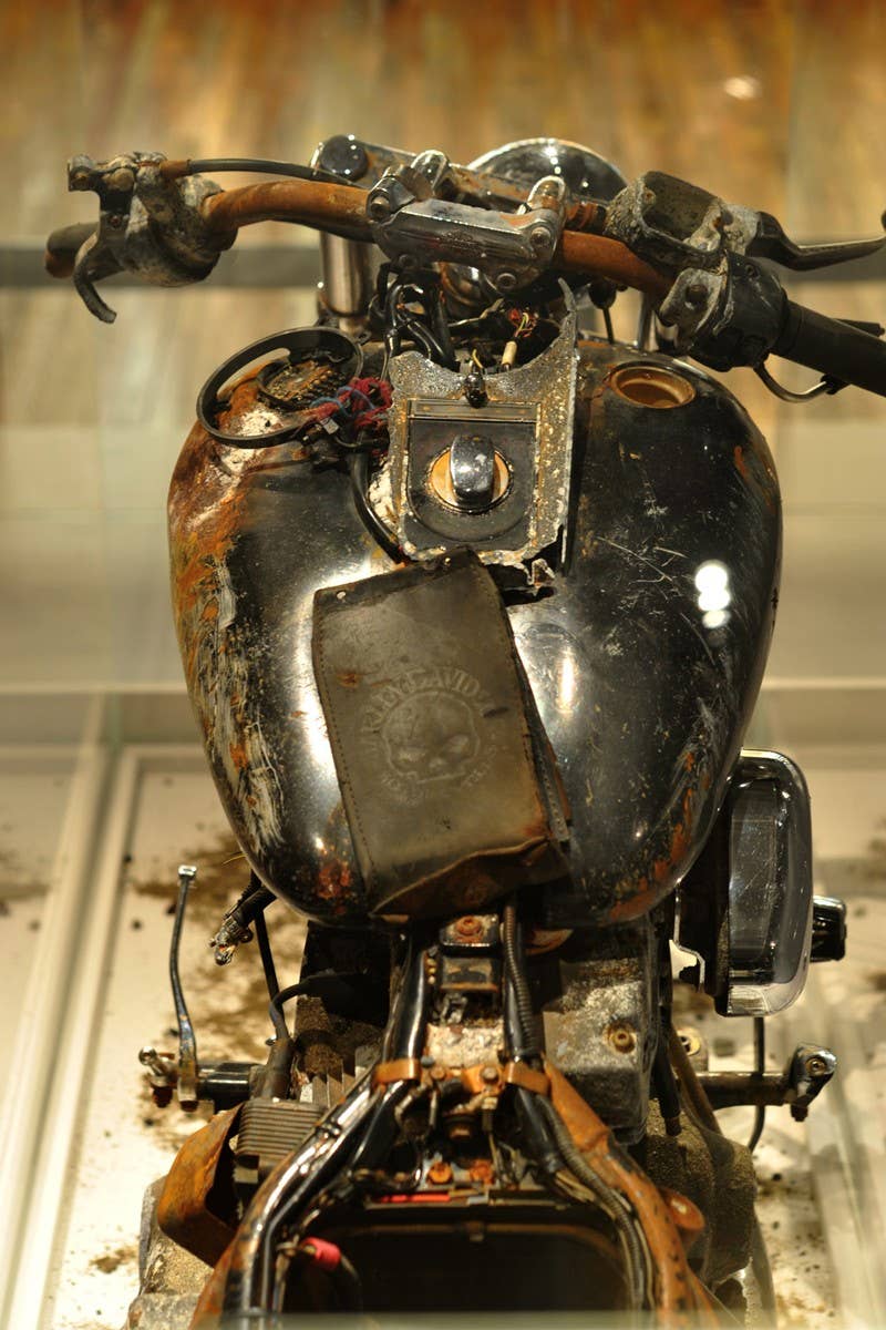 2004 Harley-Davidson FXSTB Softail Night Train on display at the Harley-Davidson Museum in Milwaukee, Wisconsion