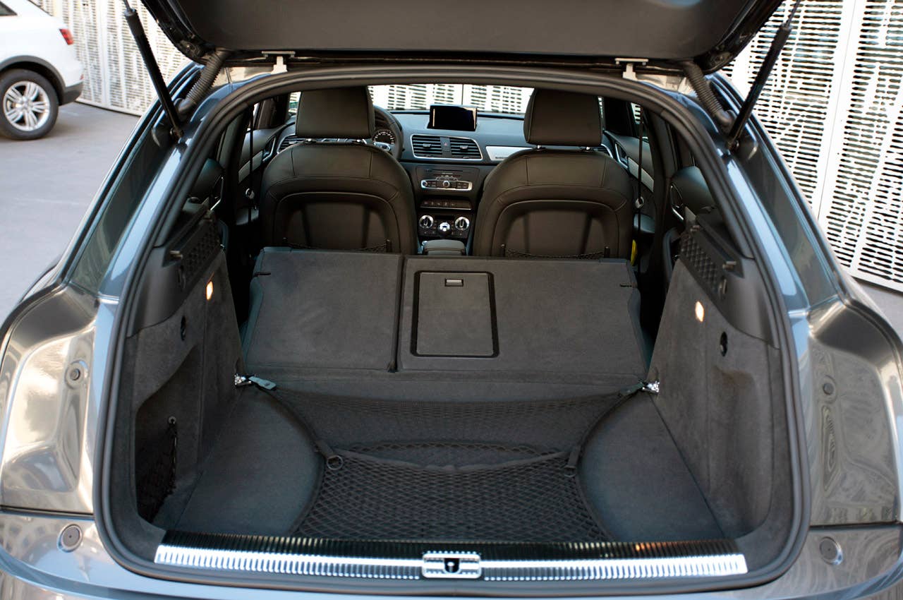 2012 Audi Q3 rear cargo area