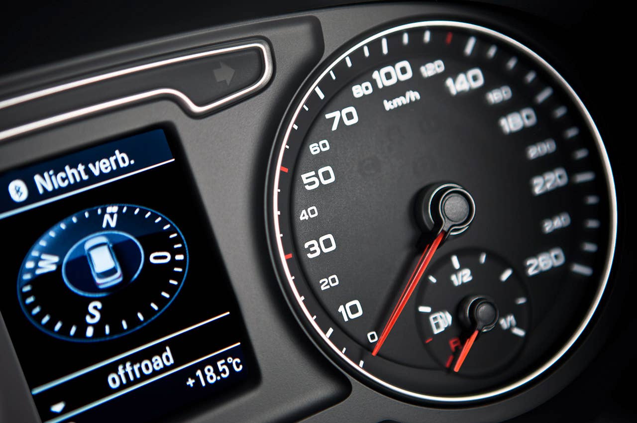 2012 Audi Q3 speedometer