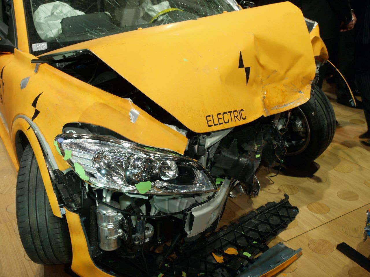 Crashed Volvo C30 Electric