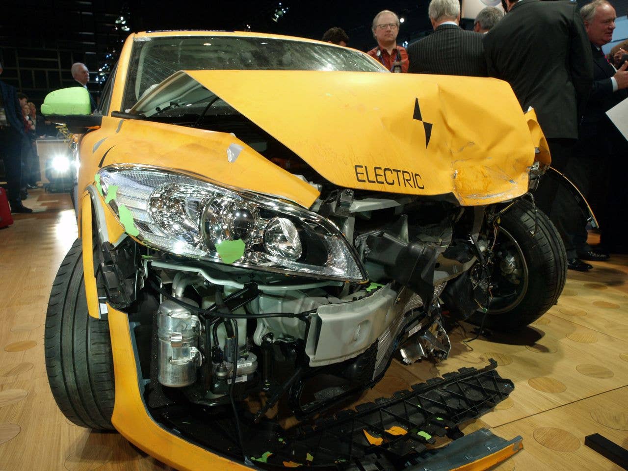 Crashed Volvo C30 Electric