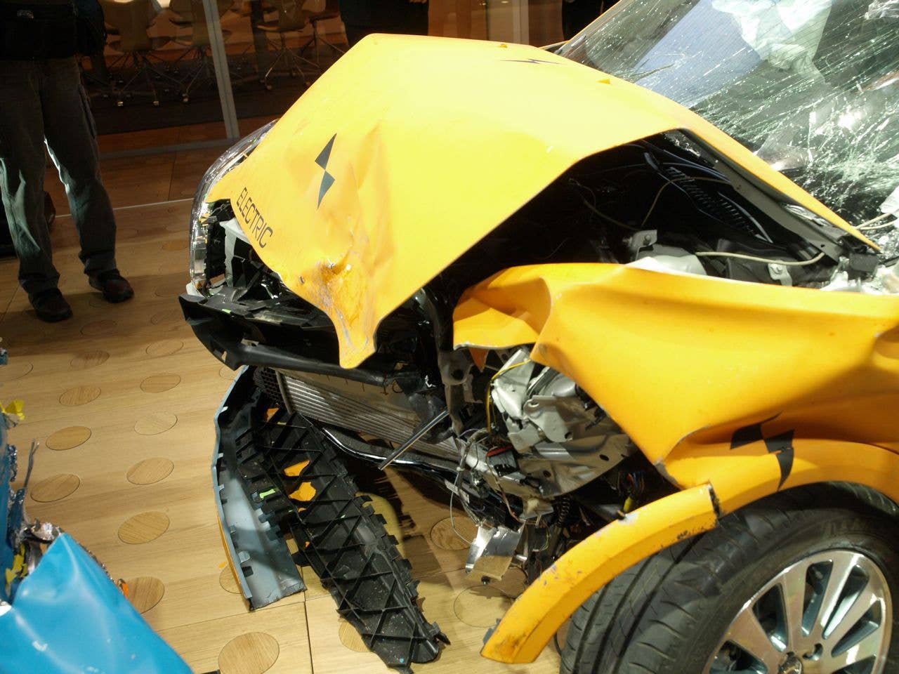 Crashed Volvo C30 Electric