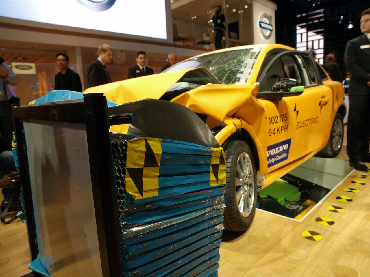 Crashed Volvo C30 Electric