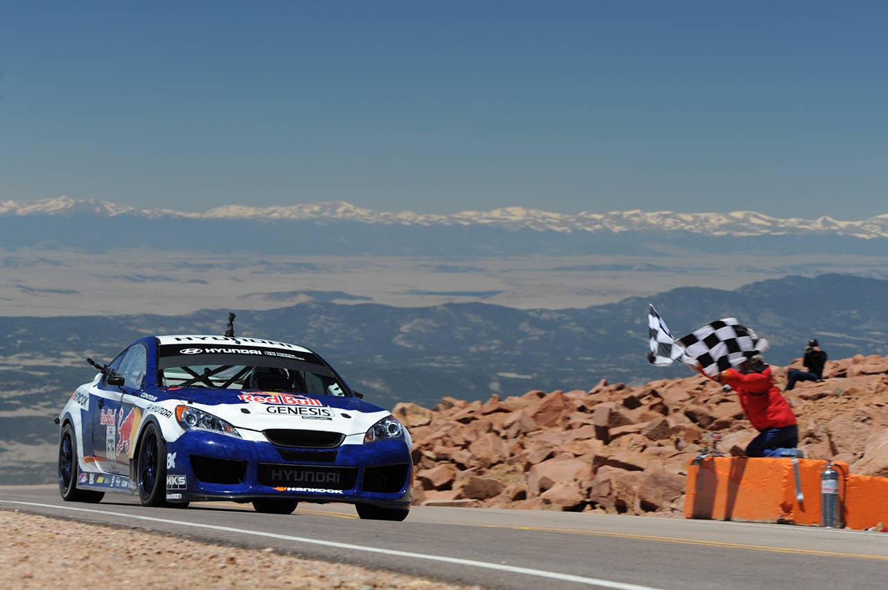 Rod Millen's Hyundai Genesis Coupe at the 2011 Pikes Peak Hill Climb