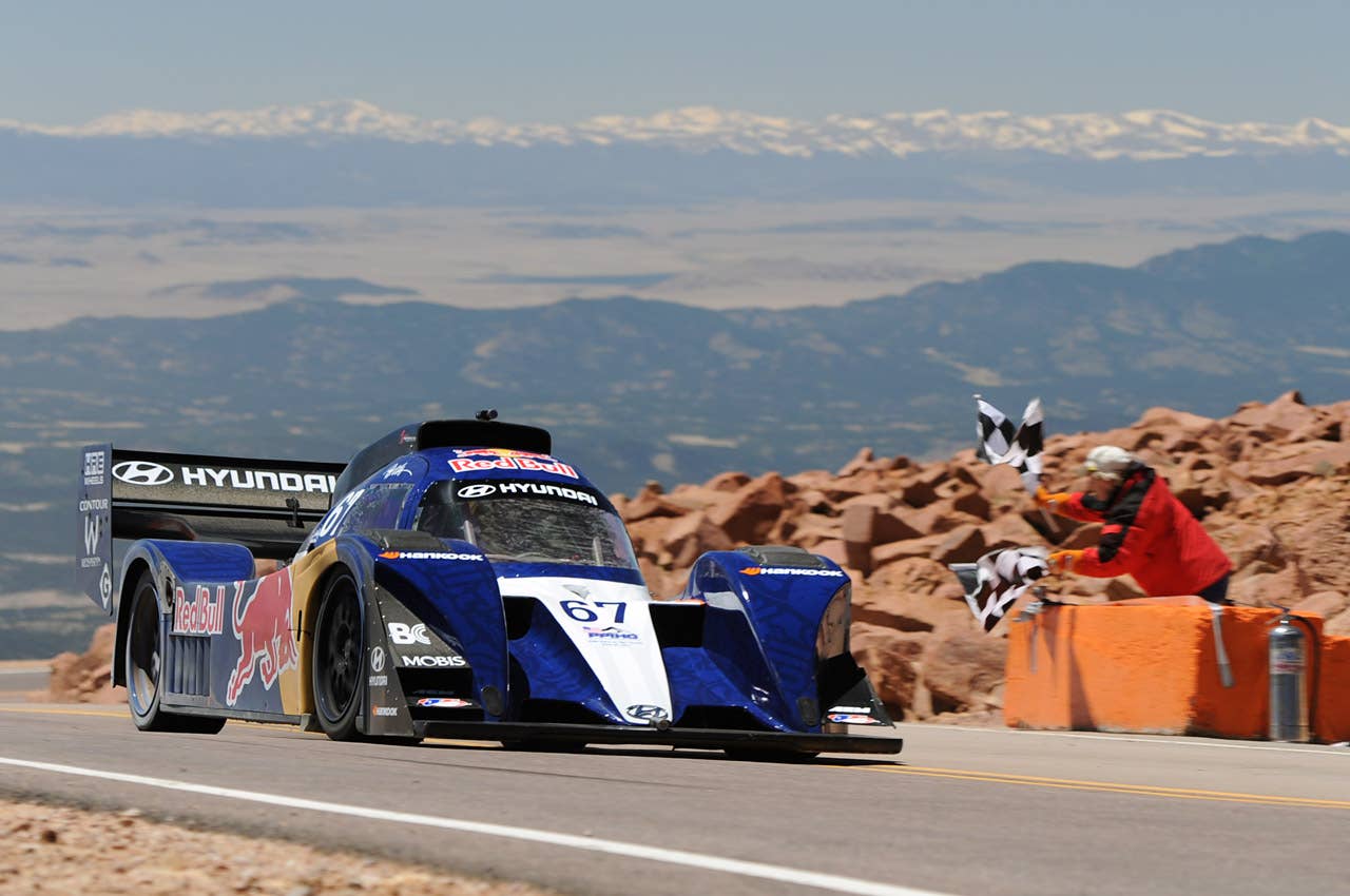 Rhys Millen's RMR Hyundai PM580 at the 2011 Pikes Peak Hill Climb
