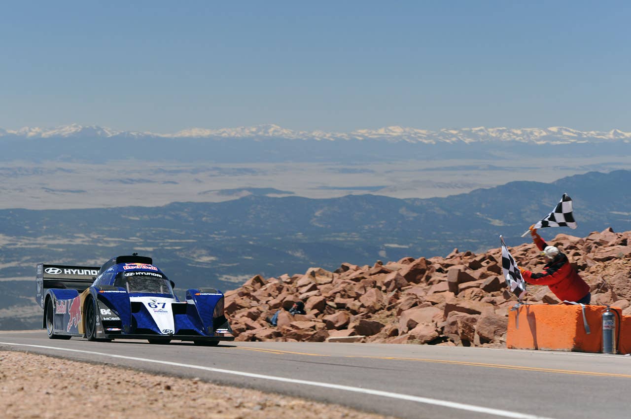 Rhys Millen's RMR Hyundai PM580 at the 2011 Pikes Peak Hill Climb