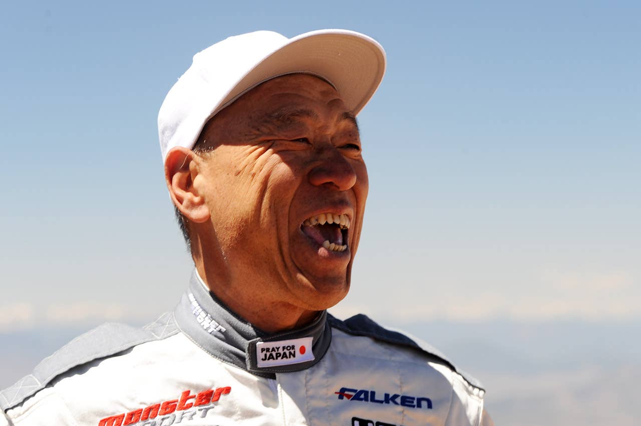 Nobuhiro Monster Tajima breaks the 10 second barrier at the 2011 Pikes Peak Hill Climb