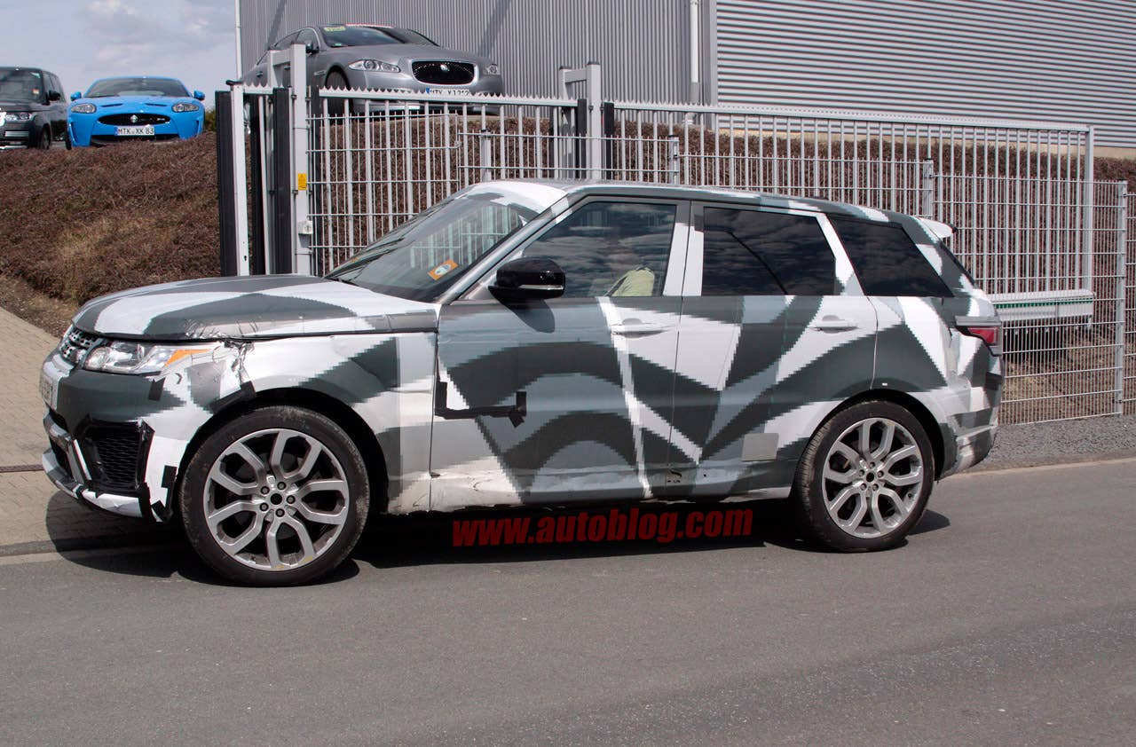 Range Rover Sport R Spy Shots side