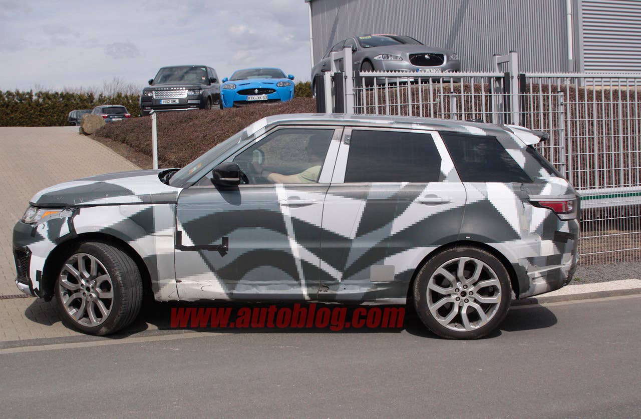 Range Rover Sport R Spy Shots side