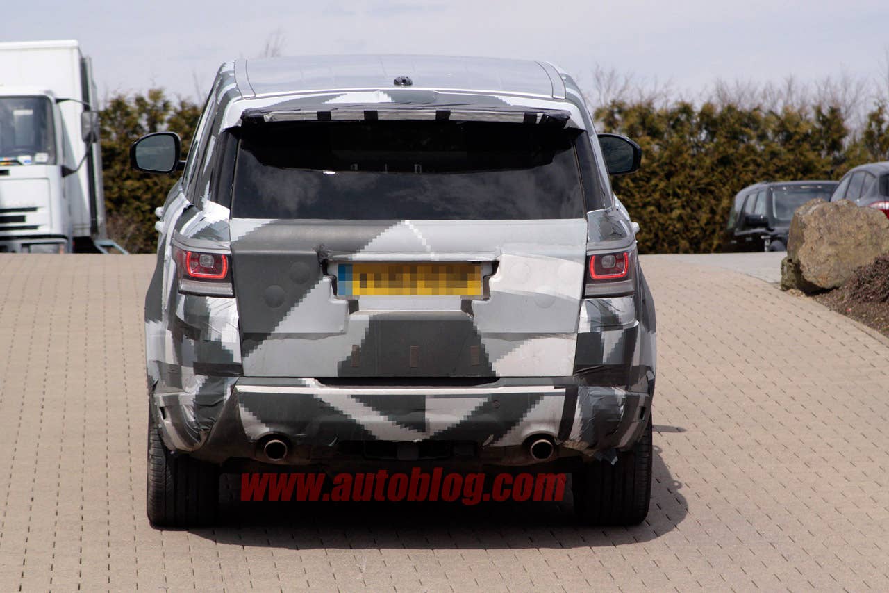 Range Rover Sport R Spy Shots rear