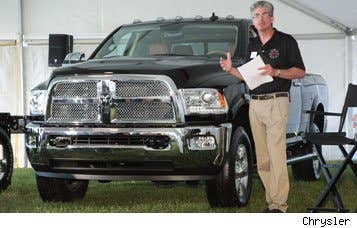 The pickup truck formerly known as the Dodge Ram until 2009, when Chrysler decided to let its Ram truck brand stand on its own, has never looked better. Its broad-shouldered, big-rig styling looks as bold and all-American as ever, even has it has evolved over the last two decades to look darn near elegant in higher trims.  While all Rams pickups boast segment-leading aerodynamics, an interesting efficiency-related feature for the 2014 Ram is its active grille shutter, a technology that has been emerging in hybrid and fuel-sipping compact cars, but somewhat of a surprise to see on a big truck. Also nifty is a new front parking sensor system that helps you sense objects near the front bumper that you may not be able to see over that long hood.